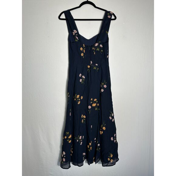 Reformation Fulton Midi Blue with Thigh Slit Size 6 - Picture 7 of 9